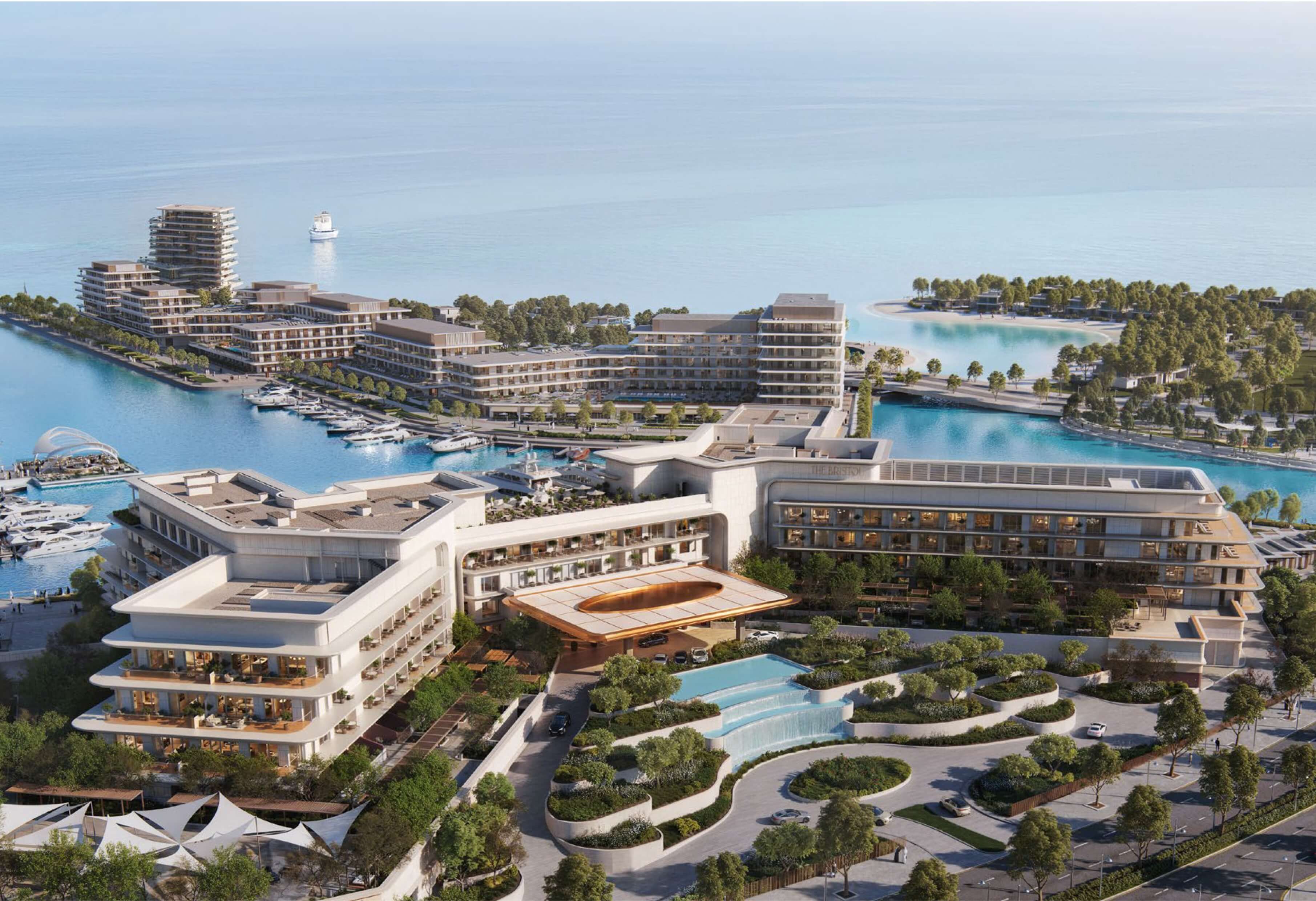 Waterfront channel view near The Bristol Hotel & Residences, Ramhan Island